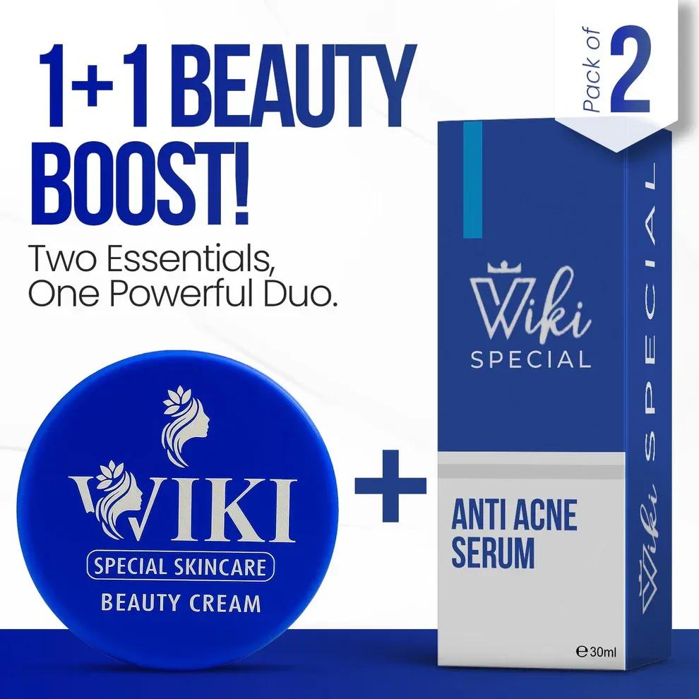 Anti-Acne Serum + Beauty Cream Duo for Pakistani Skin