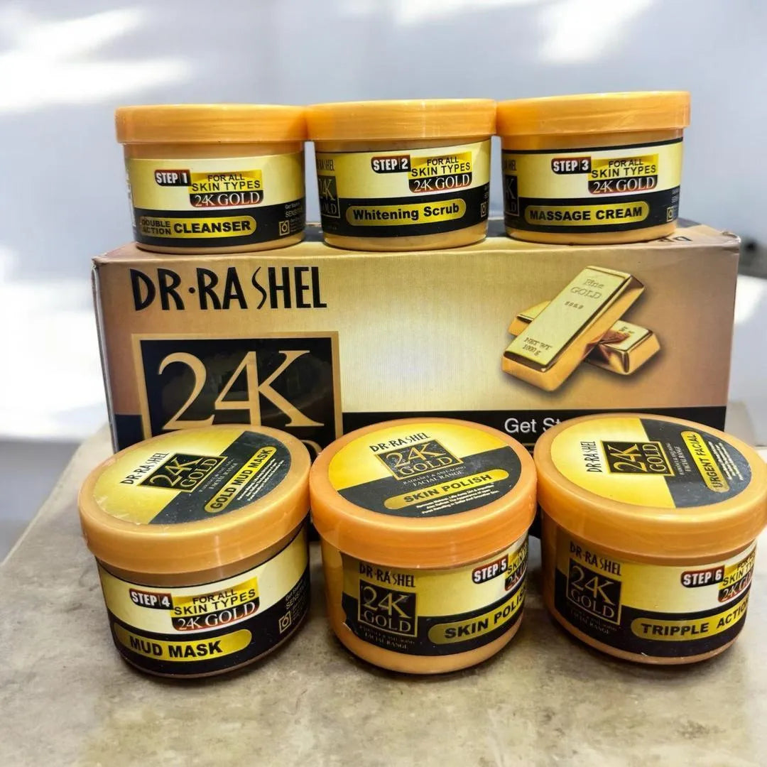 24K Gold Whitening Facial Kit for All Skin Types