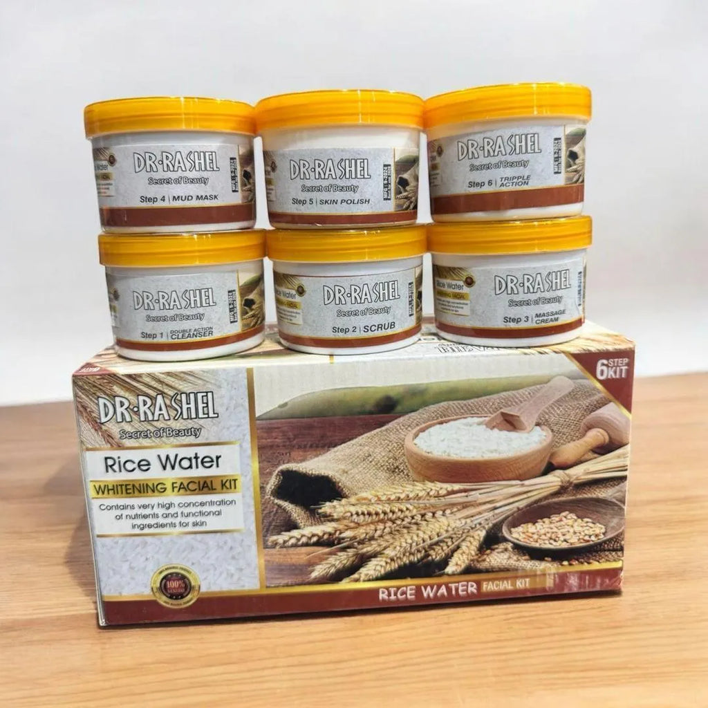 Whitening Facial Kit 6-Step Cream Treatment for All Skin Types