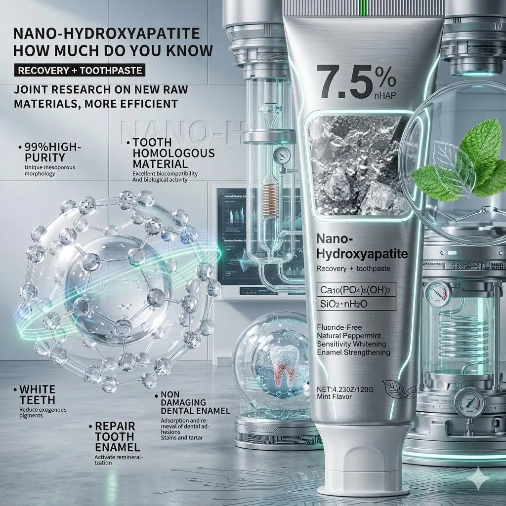 NanoHydroxapatite Teeth Whitening Toothpaste 7.5%