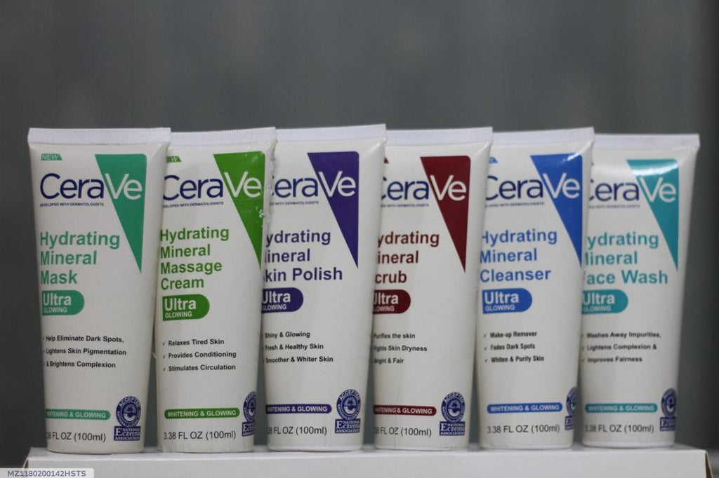 CeraVe Hydrating Mineral Facial Kit 6-Piece Whitening & Glowing