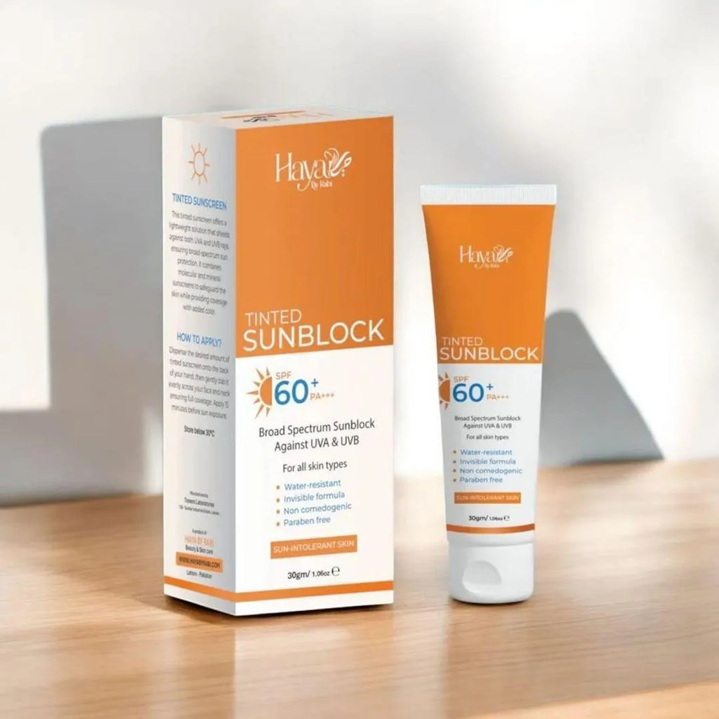 Haya 4-in-1 Skincare Bundle SPF 30+ Sunblock Night Cream