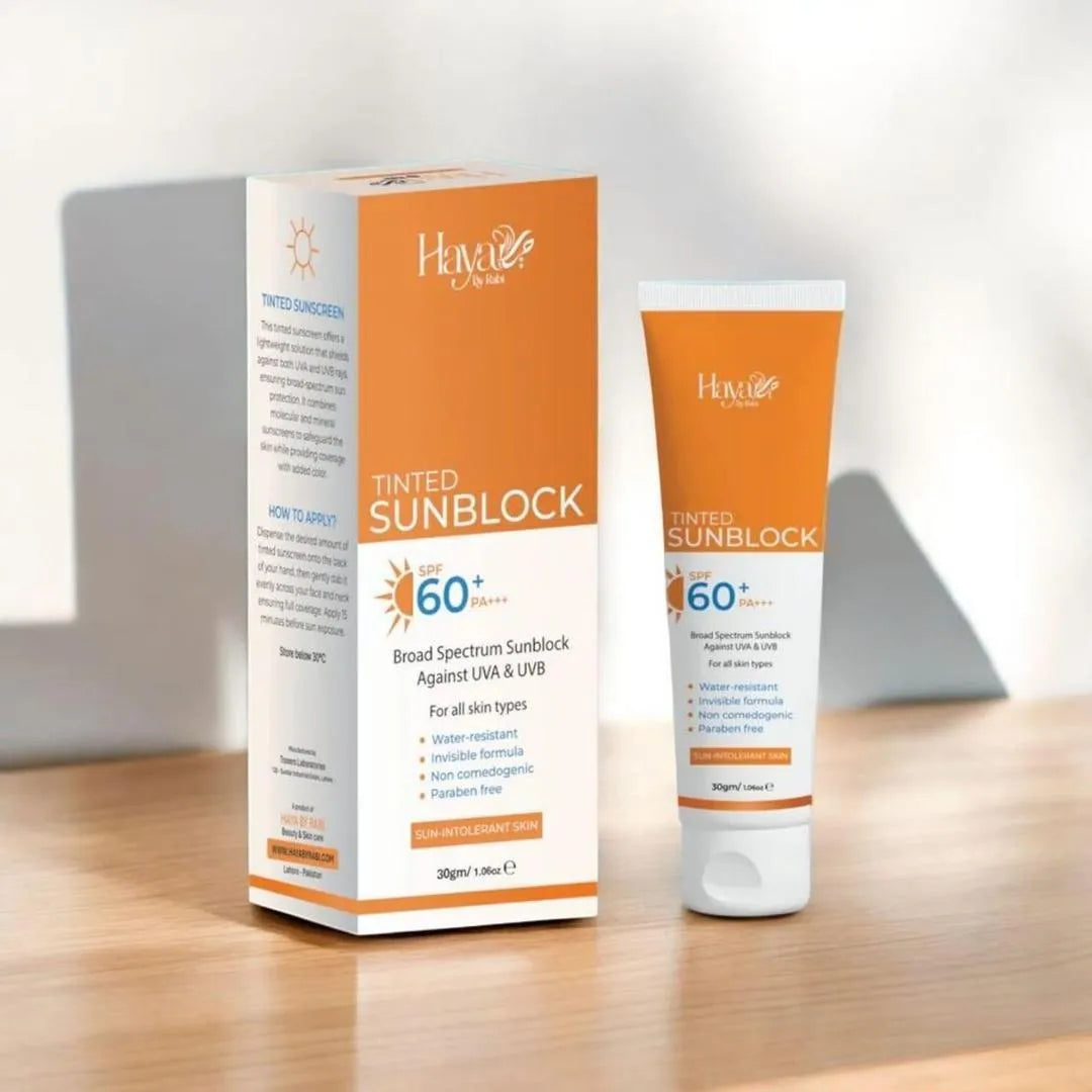 Haya 4-in-1 Skincare Bundle SPF 30+ Sunblock Night Cream