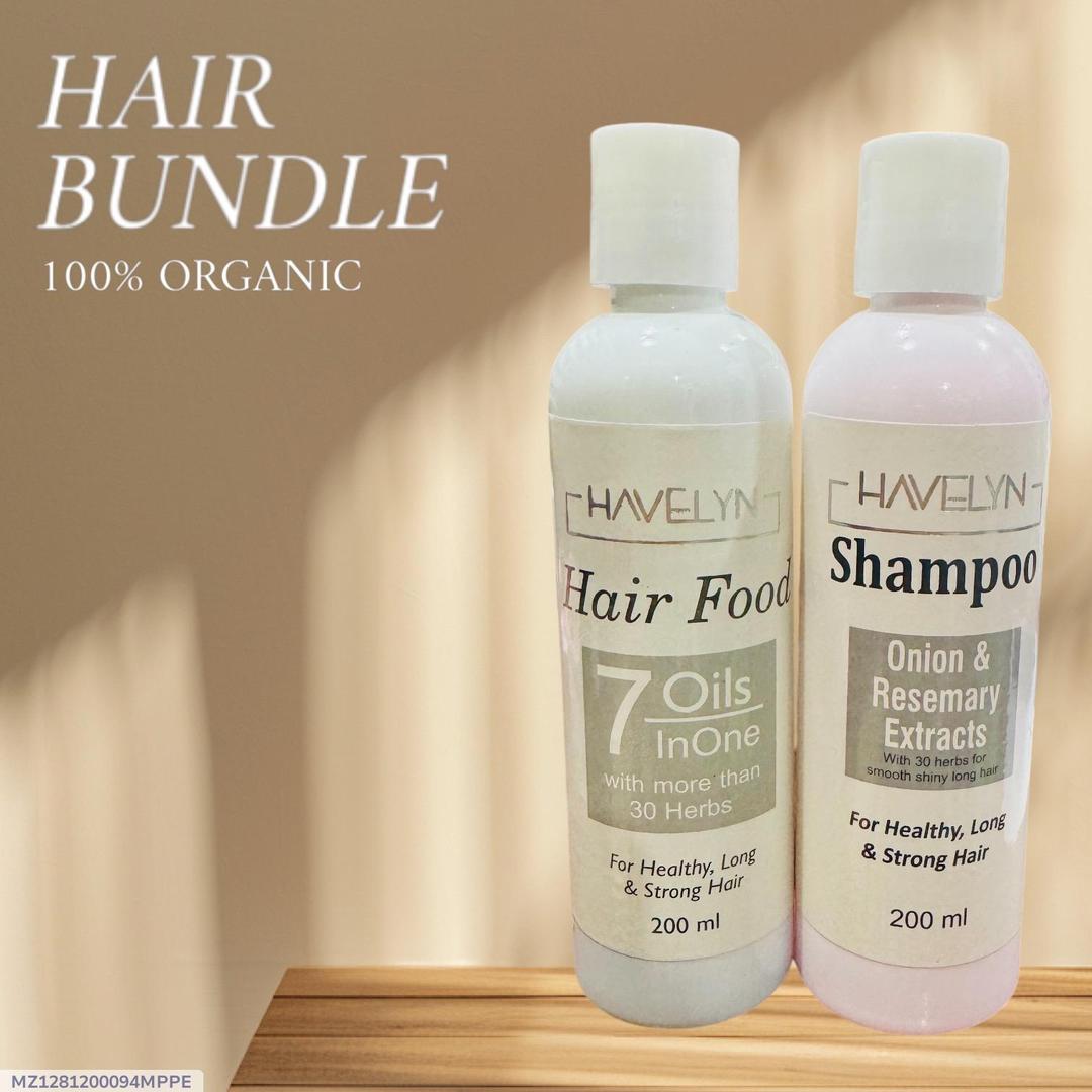 2 in 1 Hair Care Oil Shampoo 200ml Multicolor Organic