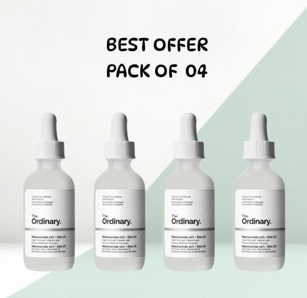 Niacinamide Serum Pack of 4 30ml Non-Comedogenic