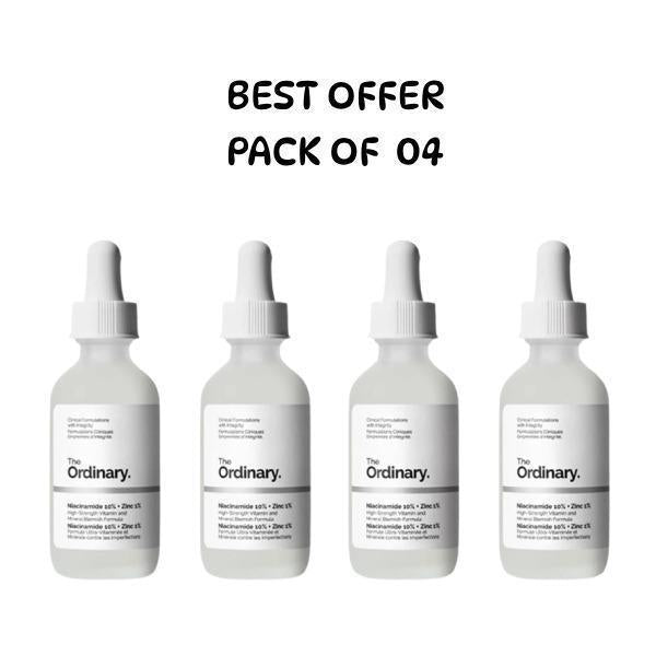 Niacinamide Serum Pack of 4 30ml Non-Comedogenic