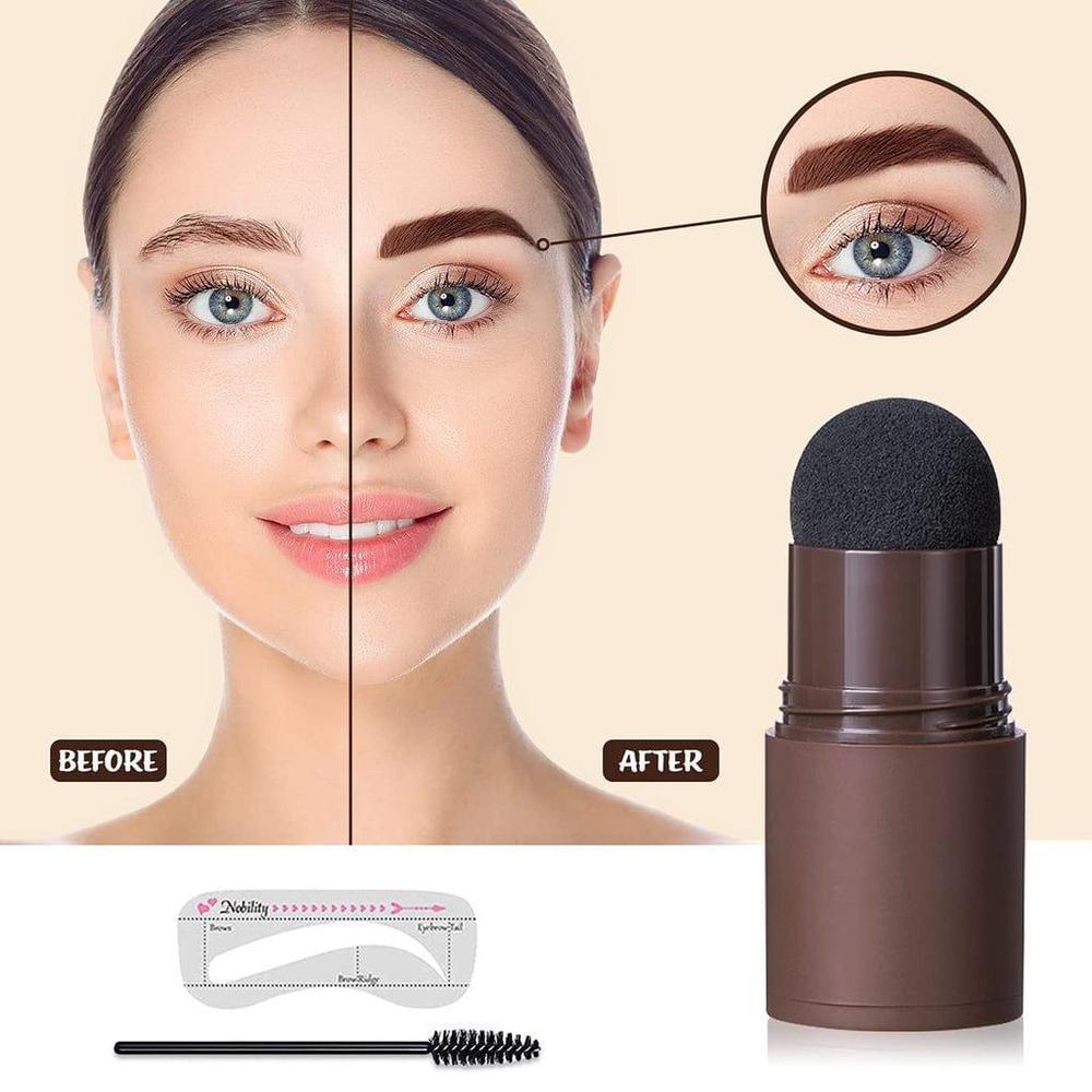 3-in-1 Eyebrow Stamp Kit for Home Use