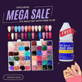 576 Pcs ABS Fake Nails with Glue Set