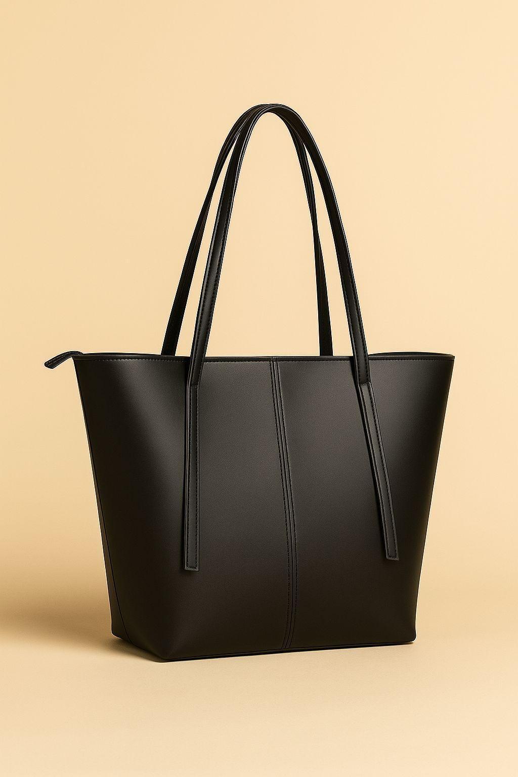 Maroon Rexine Tote Bag 12x5x11" for Daily Use