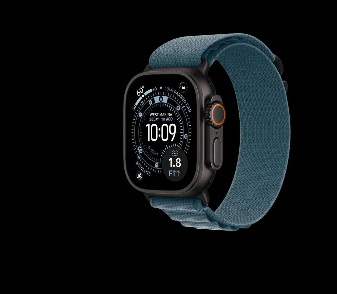 Apple Watch Ultra 3 Grey Silicone Strap