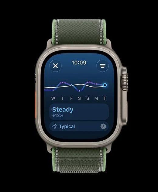 Apple Watch Ultra 3 Grey Silicone Strap