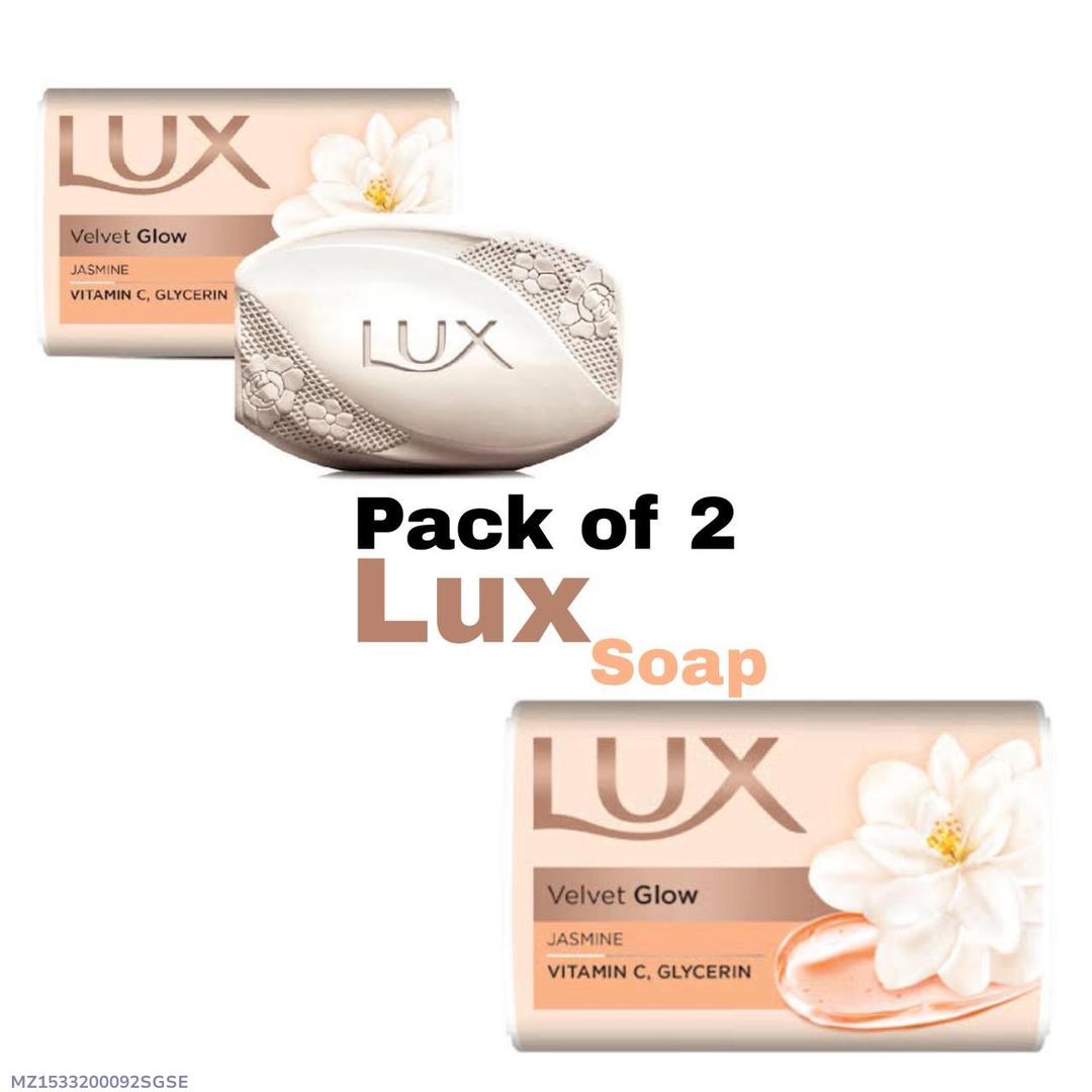 Lux Velvet Glow Soap Pack of 2 for Sensitive Skin
