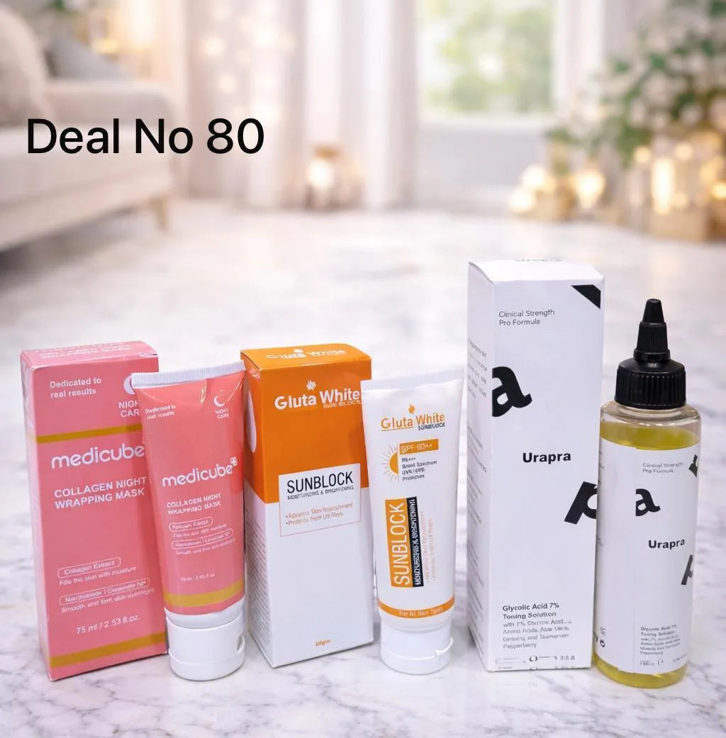 3 in 1 Skincare Bundle with Sunblock & Toner