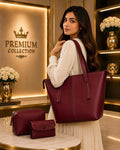 Women's Leather Plain Shoulder Bag