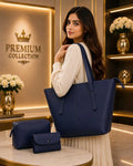 Women's Leather Plain Shoulder Bag