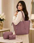 Women's Leather Plain Shoulder Bag