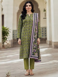 3 Pcs Women's Unstitched Printed Suit