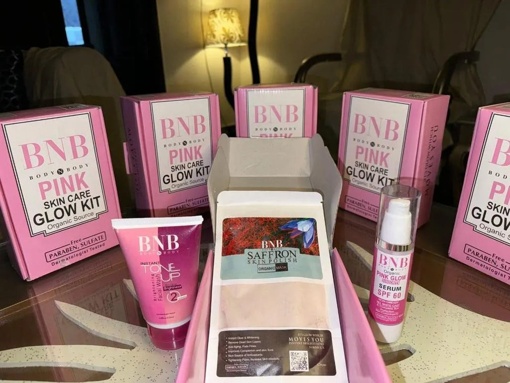 BNB Pink Glow Skin Care Kit for Perfect Skin