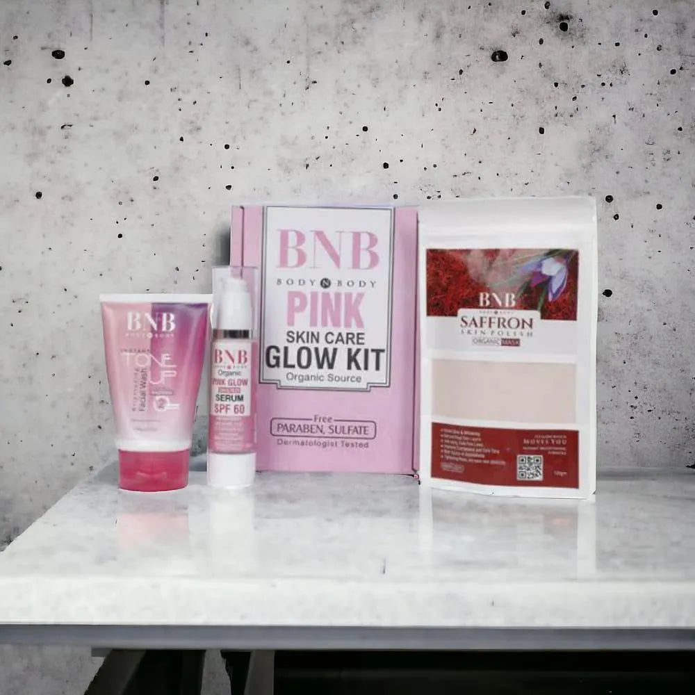 BNB Pink Glow Skin Care Kit for Perfect Skin