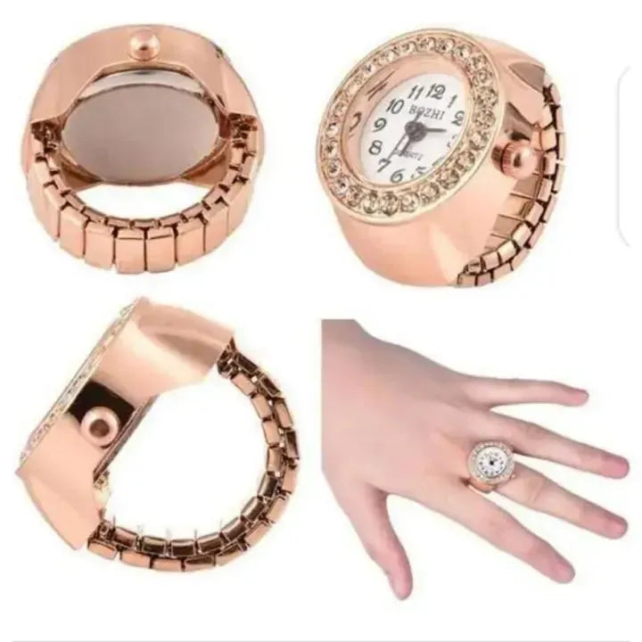 Finger Ring Watch Women Multicolor Fashion Casual Wear