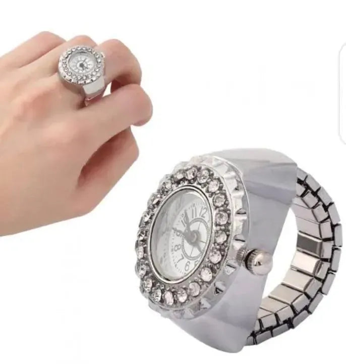 Finger Ring Watch Women Multicolor Fashion Casual Wear