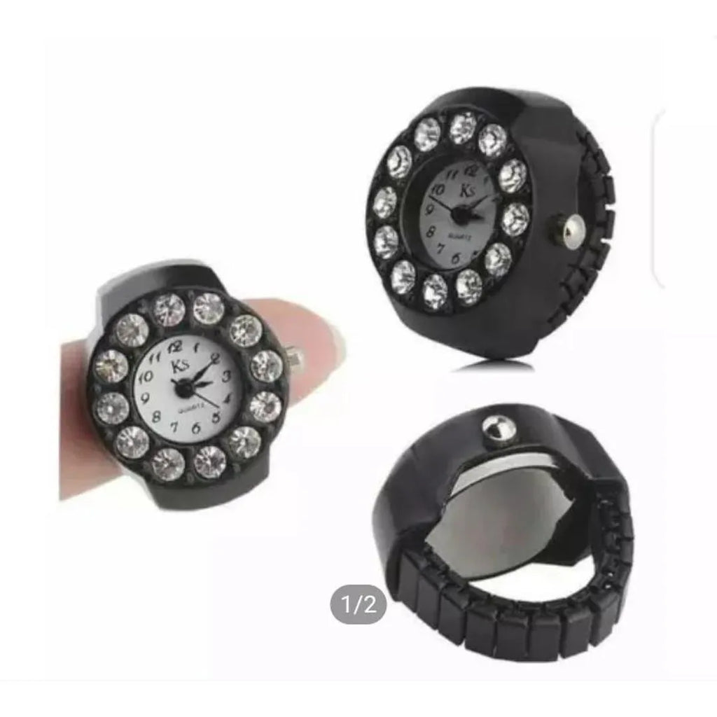 Finger Ring Watch Women Multicolor Fashion Casual Wear