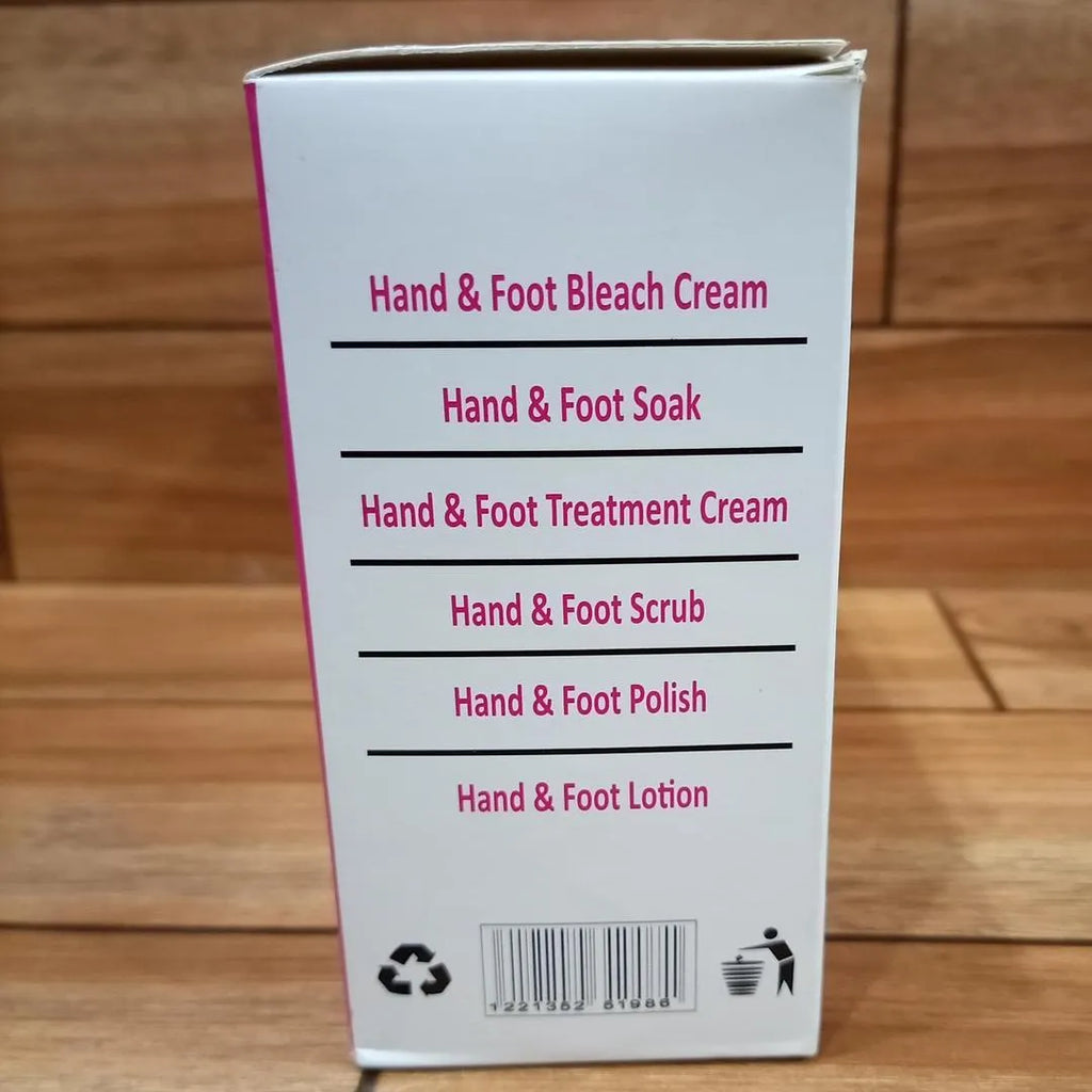 Pakistani Manicure & Pedicure Kit with 6 Steps for Smooth Hands & Feet