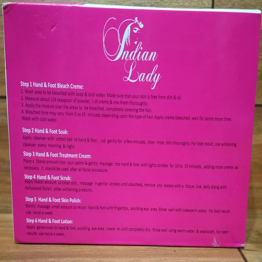 Pakistani Manicure & Pedicure Kit with 6 Steps for Smooth Hands & Feet