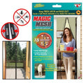 Hands-Free Retractable Magnetic Door Mesh | Magic Mesh Screen Door with Magnetic Closure | Random Colors