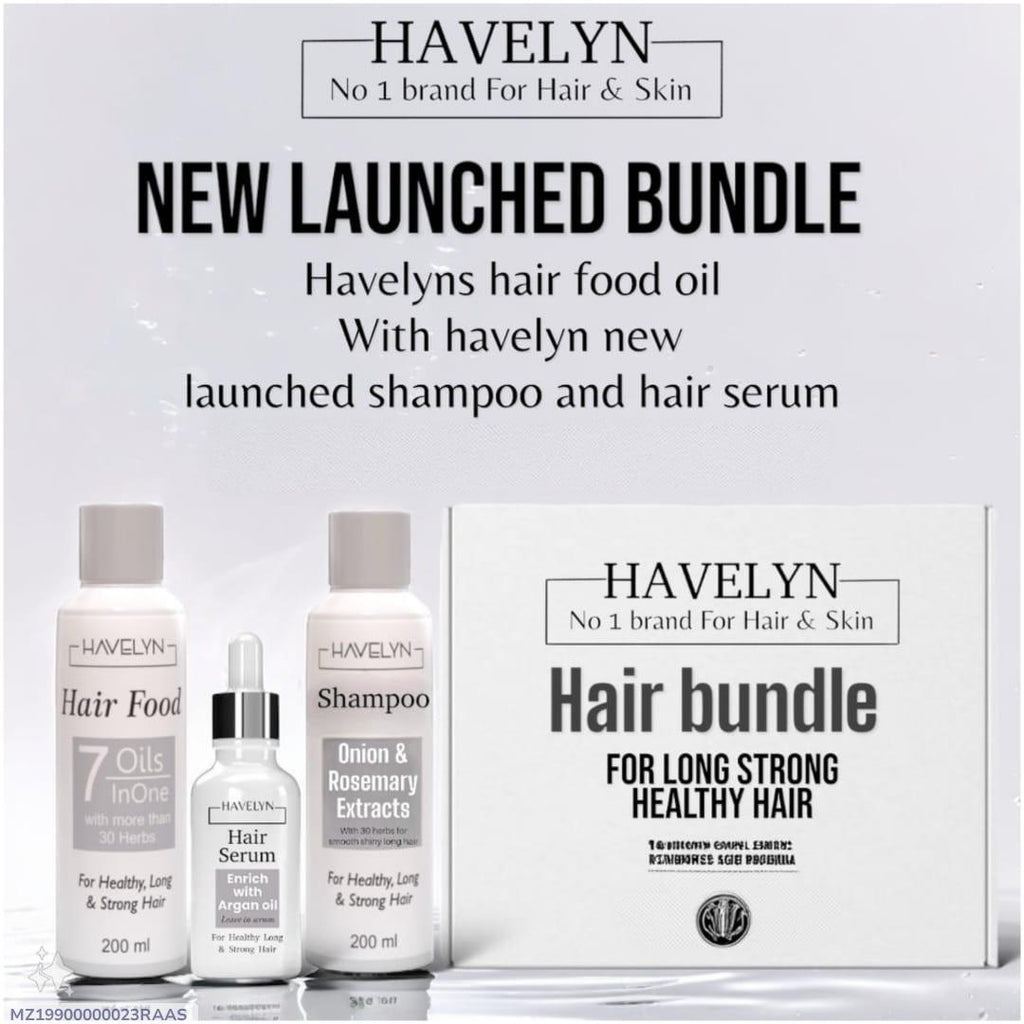 3 in 1 Hair Care Bundle for Healthy Long Hair