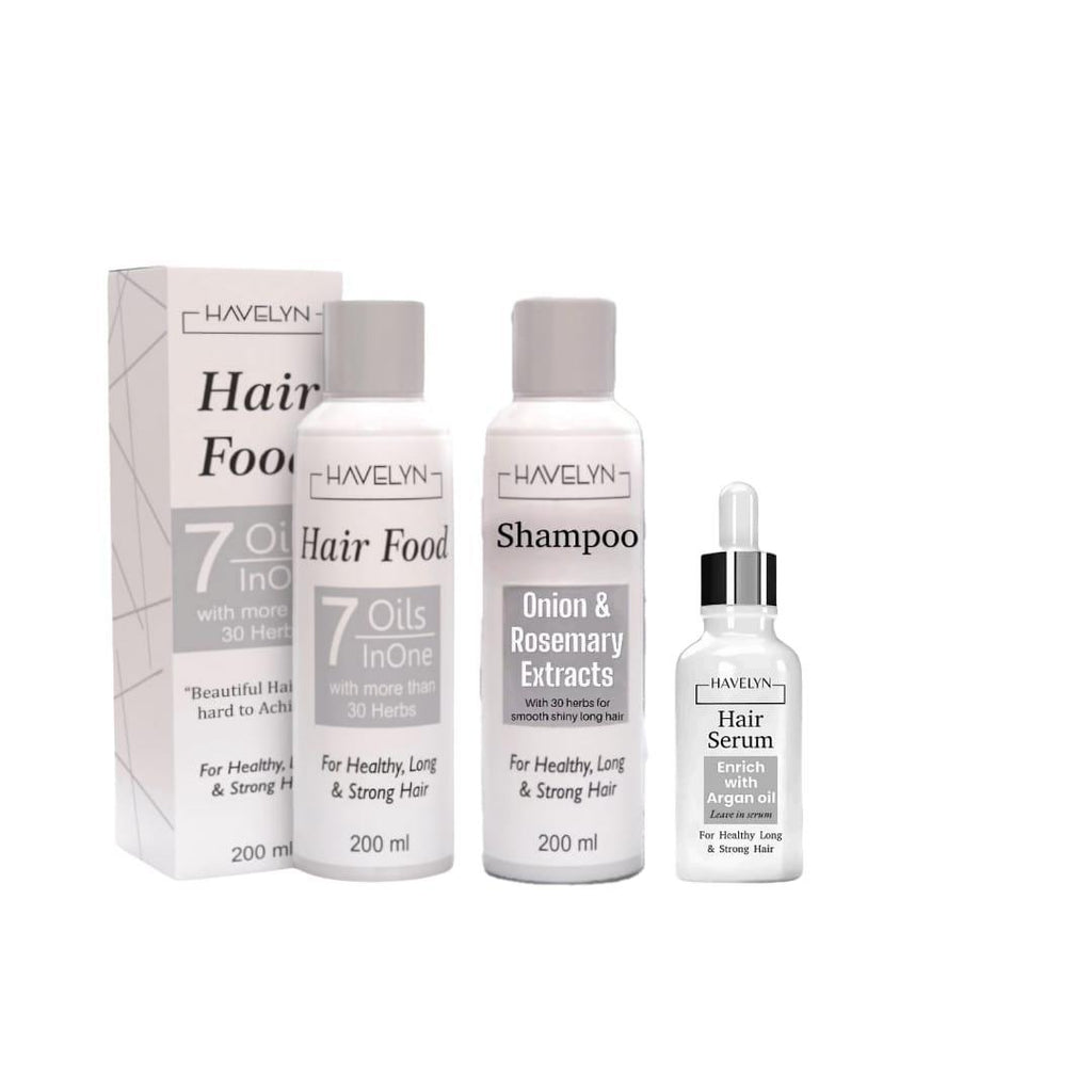 3 in 1 Hair Care Bundle for Healthy Long Hair