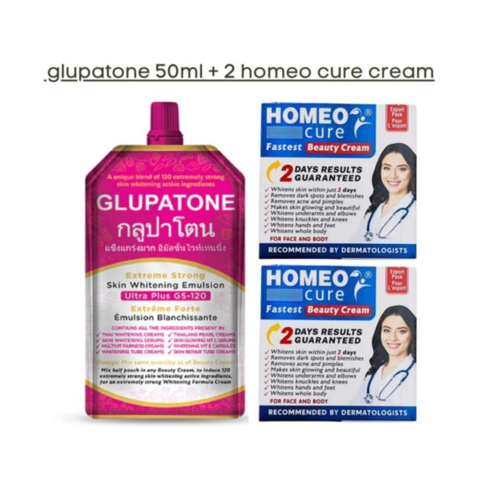 Whitening Emulsion & Cream Pack of 3