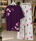 2 Pcs Women's Stitched Cotton Jersey Printed Night Suit