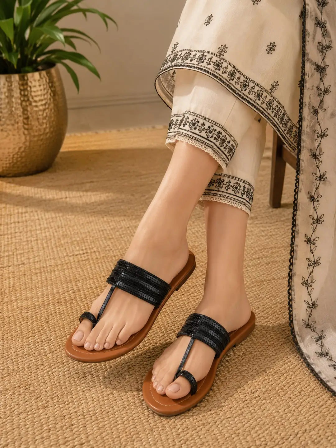 Women's Cork Casual Kolhapuri Chappal
