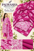3 Pcs Women's Unstitched Digital Print Suit