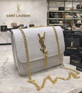 Girl's Leather Plain Shoulder Bag