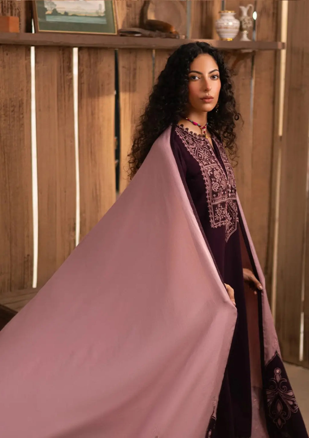brand zarquish 3 Pcs Women's Unstitched Embroidered Suit with danak heavy shwal with patchwork brand