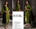 3 Pcs Women's Unstitched Embroidered Suit(HB)