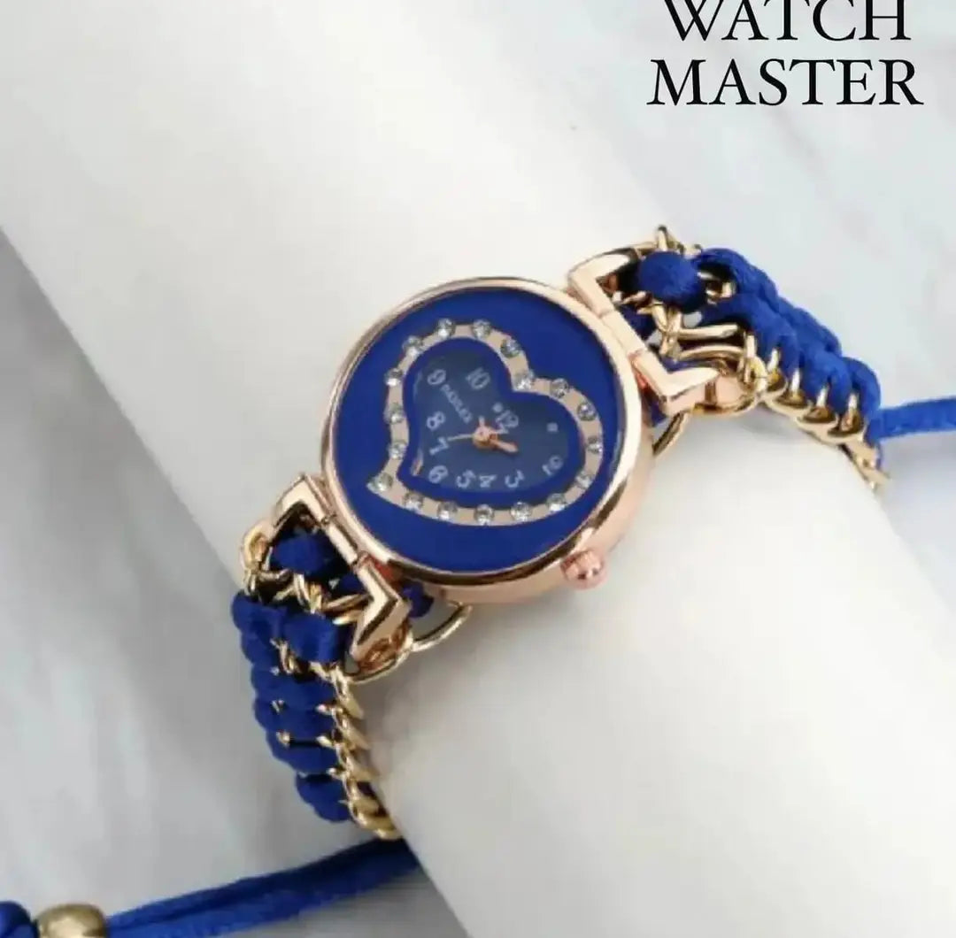 Heart Shaped Stylish Women's Bracelet Watch