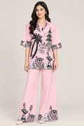 2 Pcs Women's Stitched Grip Printed Co-Ord Set