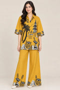 2 Pcs Women's Stitched Grip Printed Co-Ord Set