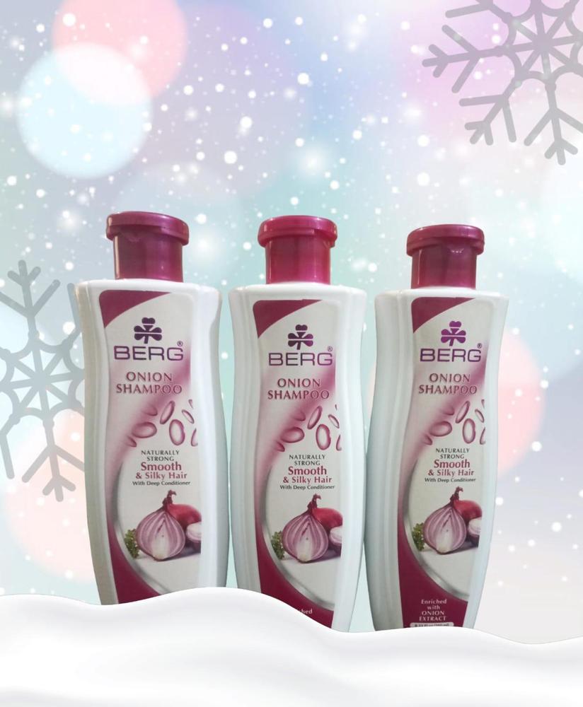 Premium Onion Shampoo Pack 3 Bottles for Hair Fall Control