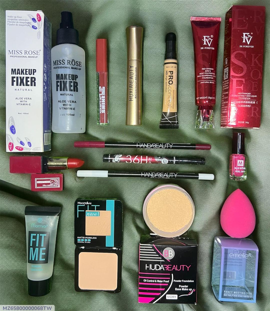 14-in-1 Makeup Set for Pakistani Brides & Professionals