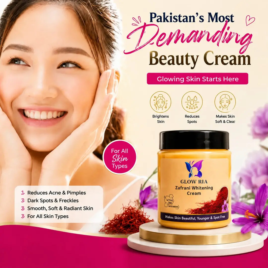 Zafrani Whitening Cream With Serum, 500 g Jar, 1 Pc