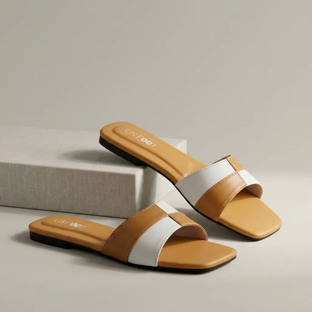 Monochrome Cross Slides - 005 - Orange