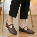 Women Brown Rexine Pumps with Strap Formal Casual Wear