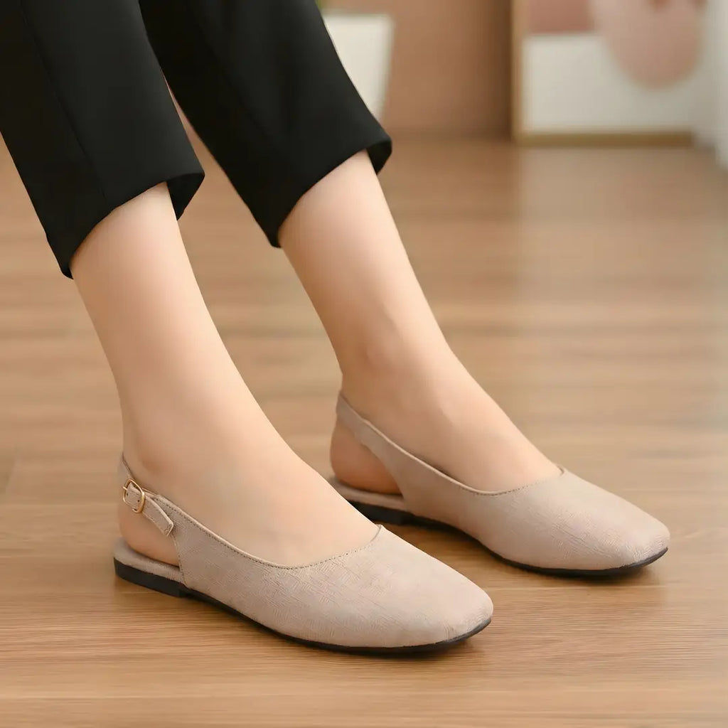 Slingback Shoes - 046 - Fawn