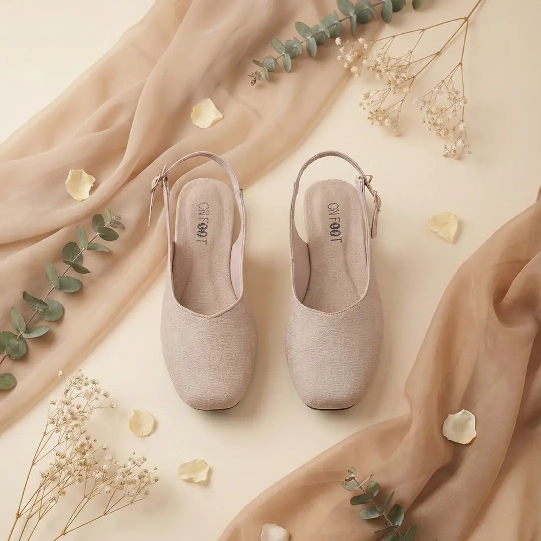 Slingback Shoes - 046 - Fawn