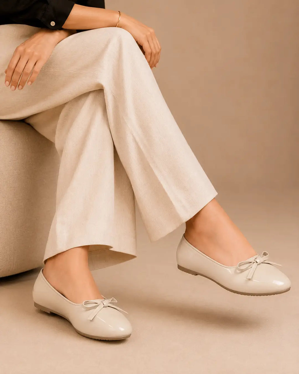 Stylish Ballerina Pumps - 074 - Fawn