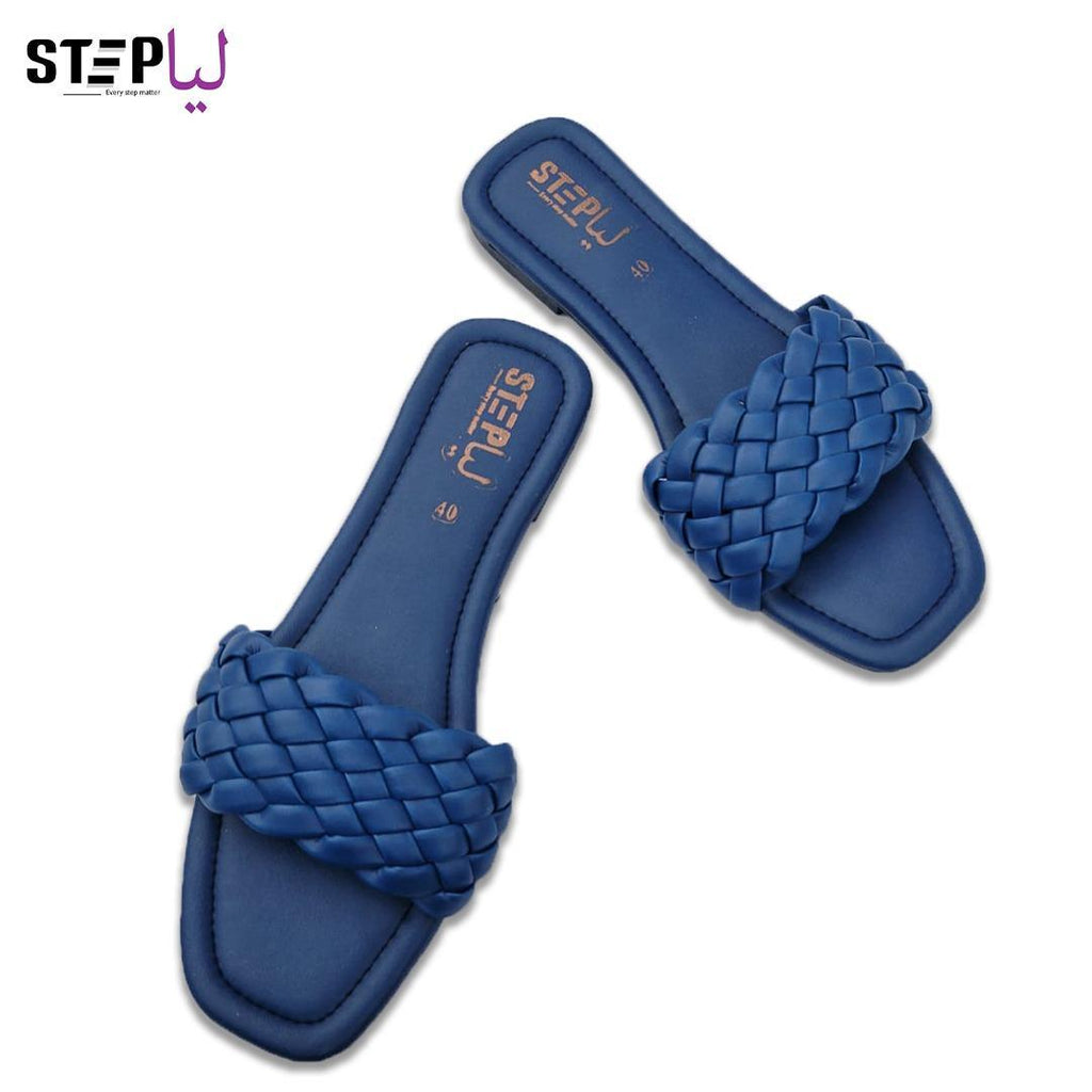 Blue Rexine Flat Flats Size 40 Pakistan